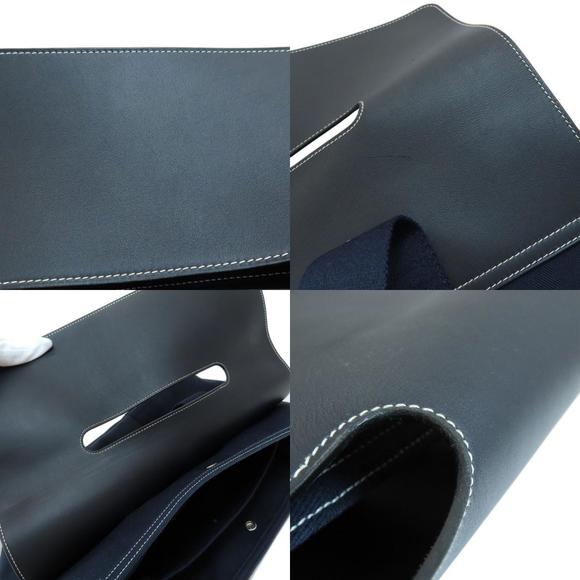 Hermes Valparaiso MM Silver Hardware Handbag Toile Chevron - Picture 7 of 9